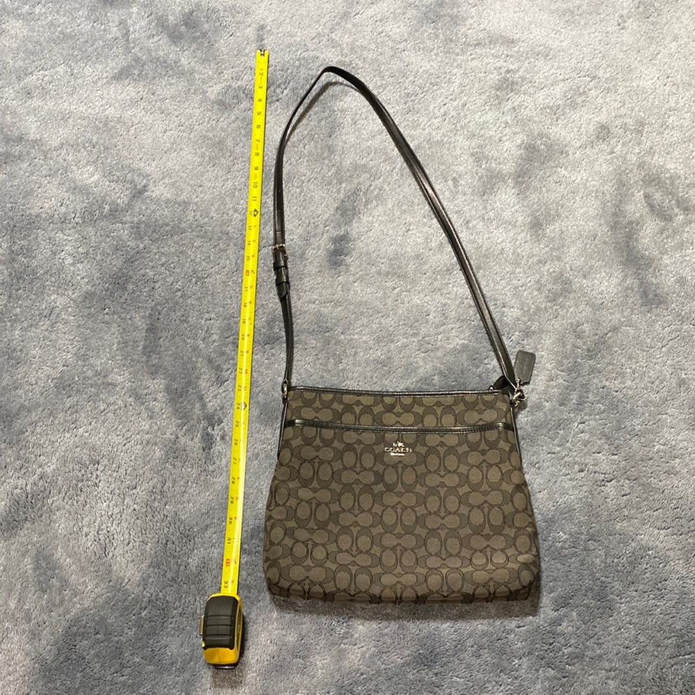 Coach Signature Print Canvas File Bag - image 2